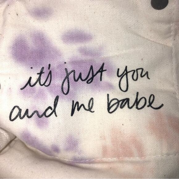 GRLFRND Karolina Tie Dye Skinny Jeans in Sugar Magnolia Size 25 NWOT - Picture 12 of 13